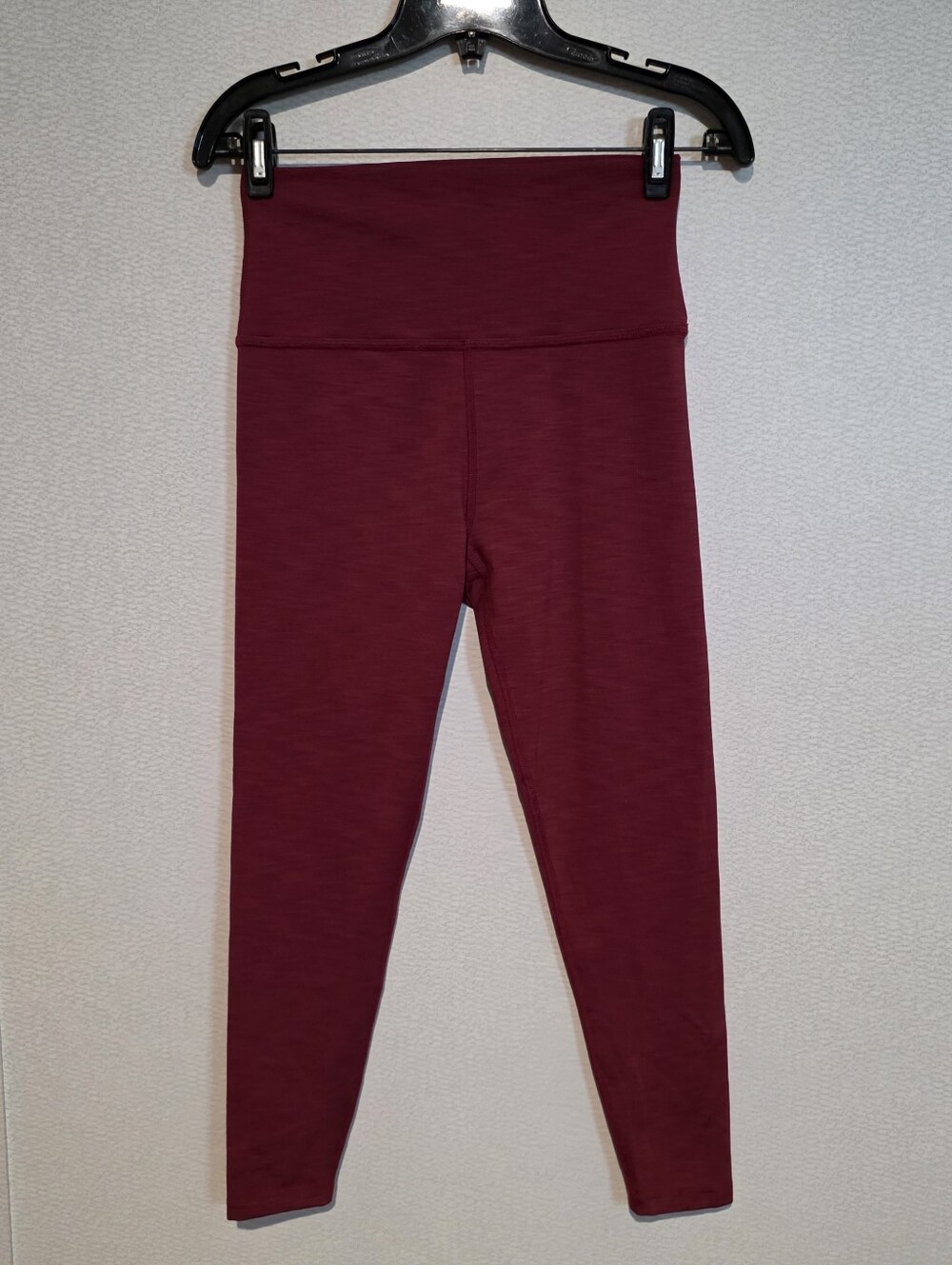Beyond Yoga Ribbed High Waisted 7/8 Yoga Leggings Large Red